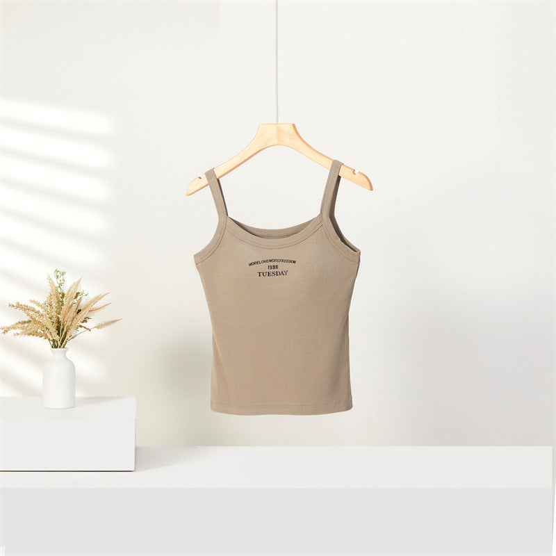Small Sling Vest For Women Inner Bottoming Top