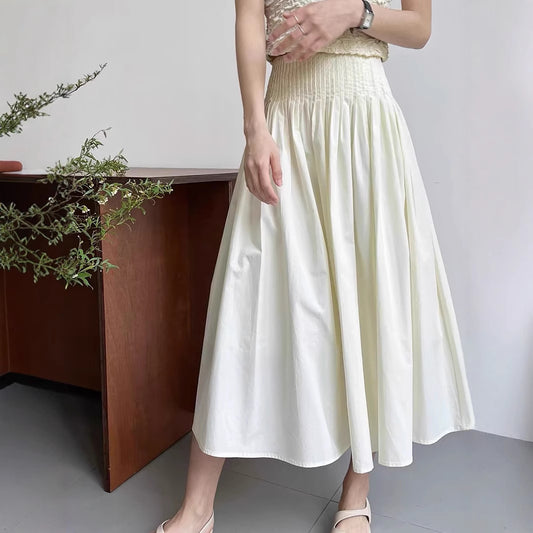 Niche Temperament Sweet Big Hem Umbrella Skirt