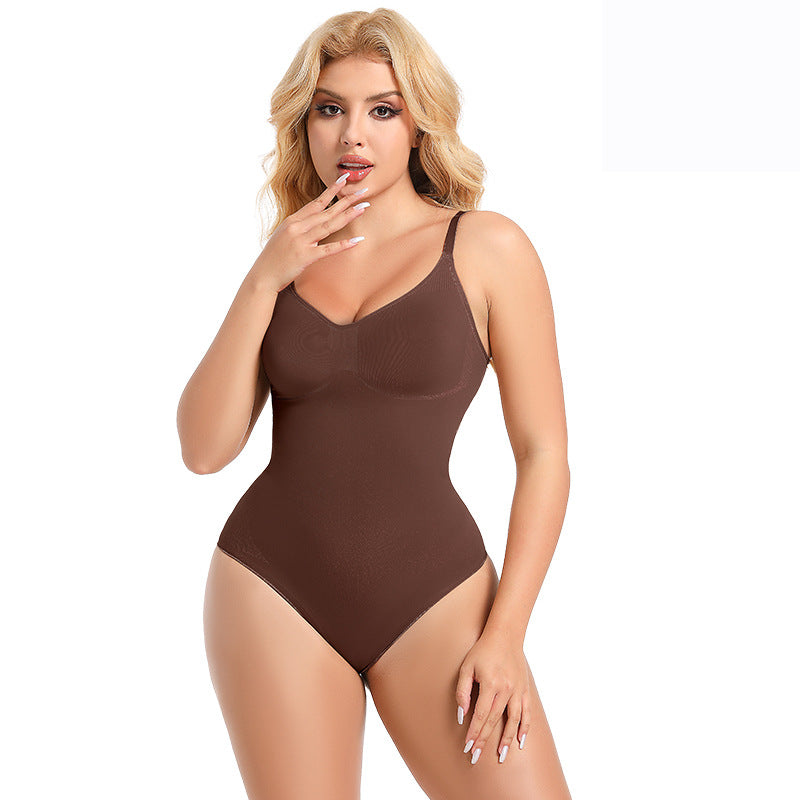 Seamless Belly Contracting Three-dimensional Hip Lifting Nylon Waist Shaping Triangle Underwear Corset