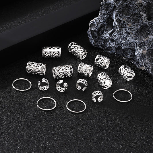 Women's Fashion Metal Circle Trendy Ponytail Hair Clip