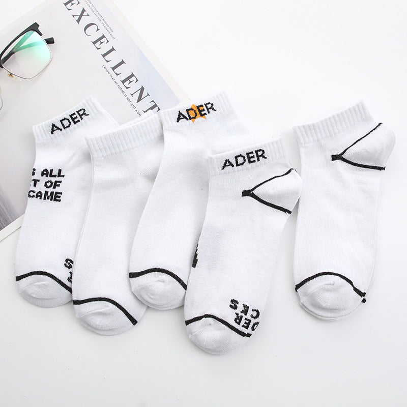 Summer Thin Shallow Mouth Boat Socks Ladies Cotton Socks