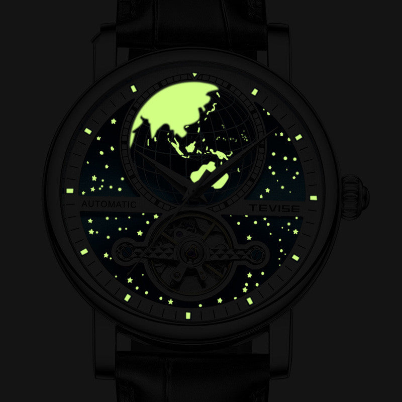 Men's Fashion Fully Automatic Waterproof Tourbillon Watch