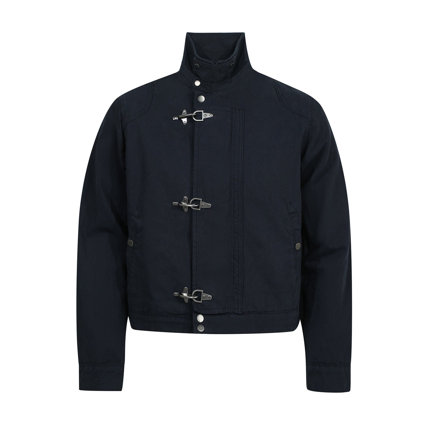 Retro FallWinter Solid Color Casual Jacket Coat