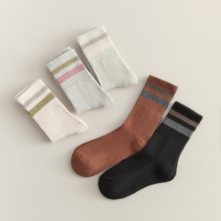 Middle Tube Boneless Thickened Warm Terry Socks