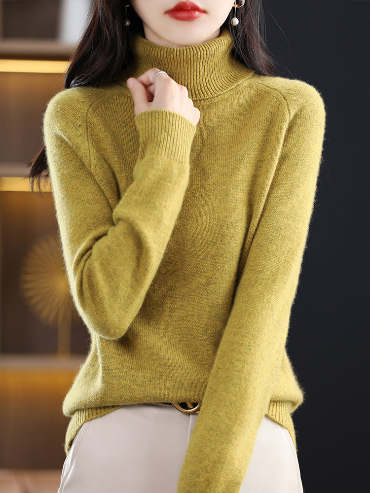 Løs, tyk langærmet sweater til kvinder i store størrelser