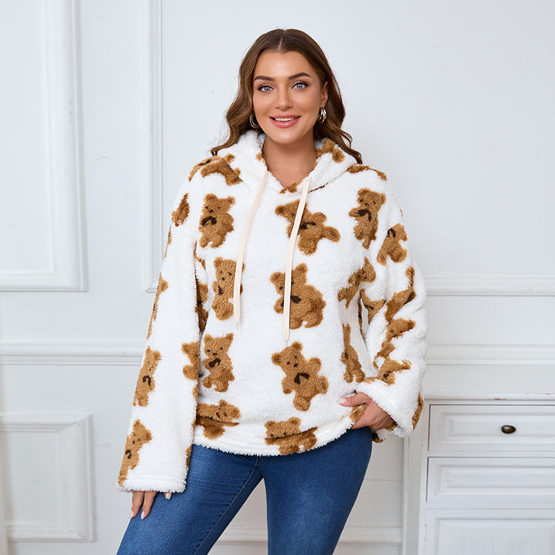 Women's Plus Size Hoodie Pullover