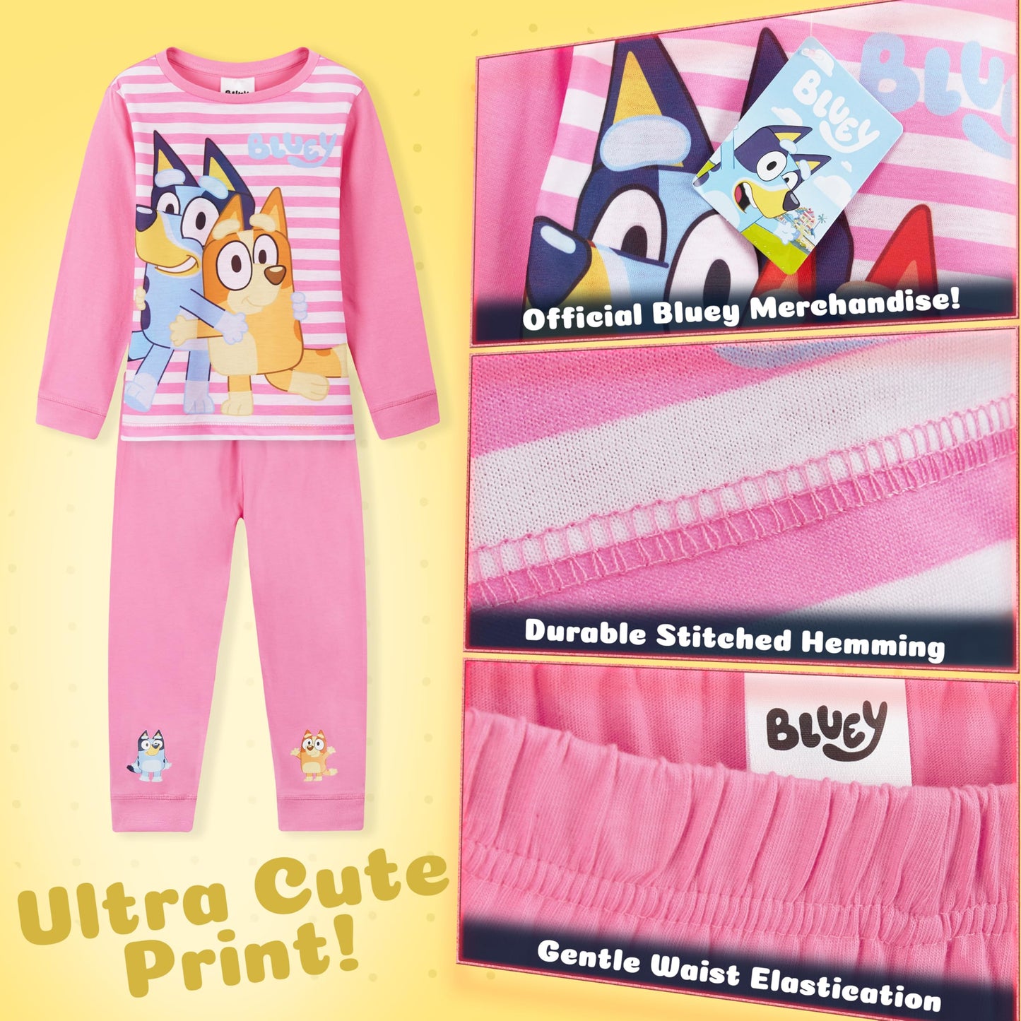 Bluey Pyjamas för flickor