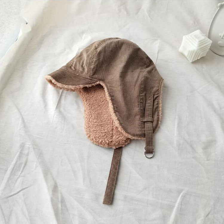 Ladies Vintage Fleece Ear Guards Hat