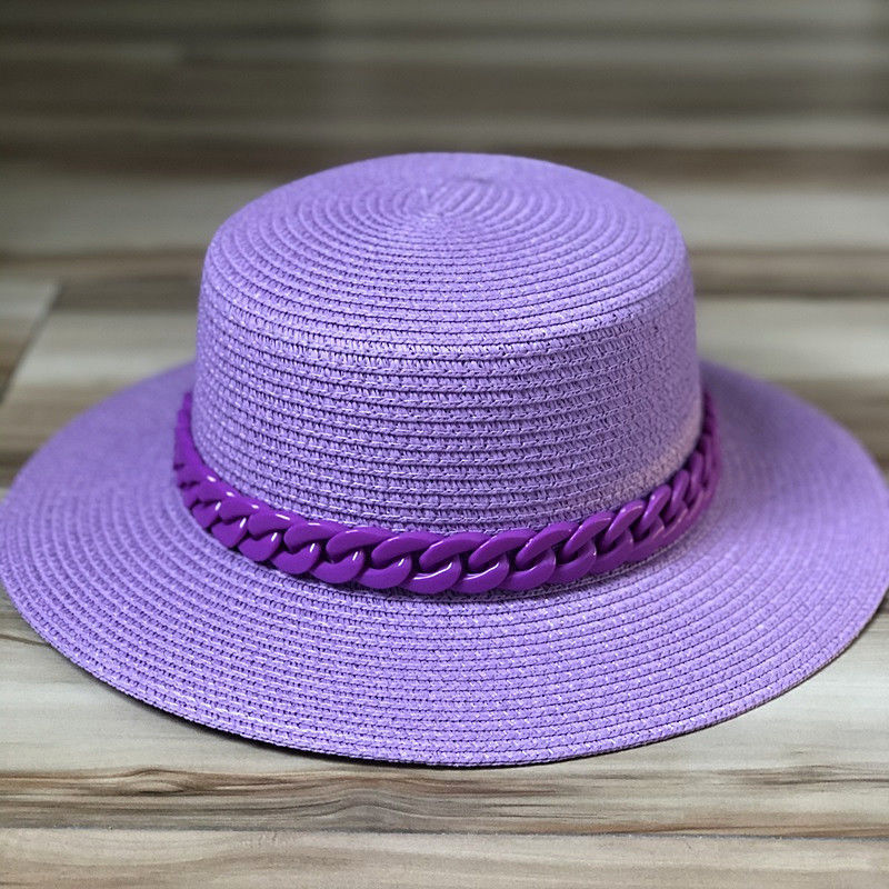 Korean Version Of Fashion Net Red Chain Beach Sun Hat Tide