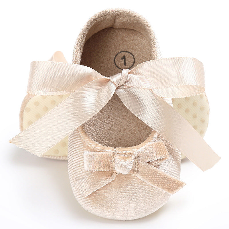 Ribbon Baby Shoes Baby's Shoes Soft Sole Shoes Toddler Shoes