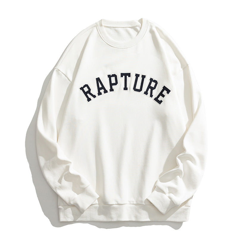 Letter Embroidery Tide Brand Sweater Autumn New Loose Couple Jacket