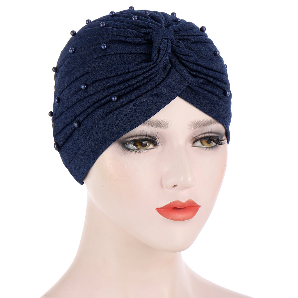 Casual Beaded Pleated Simple Toe Cap