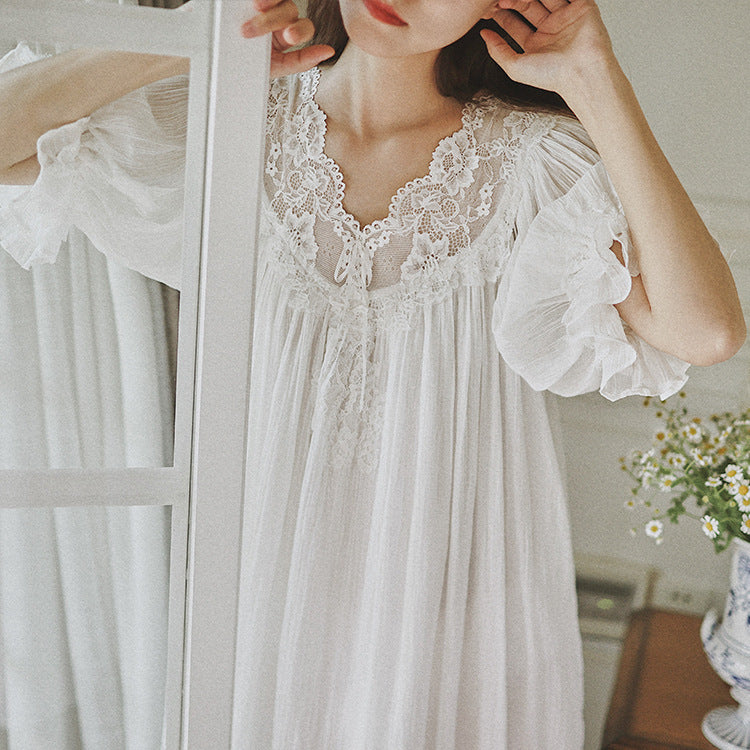 Sweet And Ethereal European Court-style Nightgown For Princesses