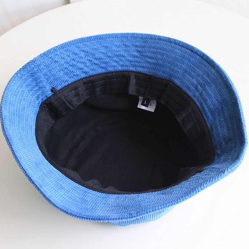 Large Size Fisherman's Hat Women's Oversized Corduroy