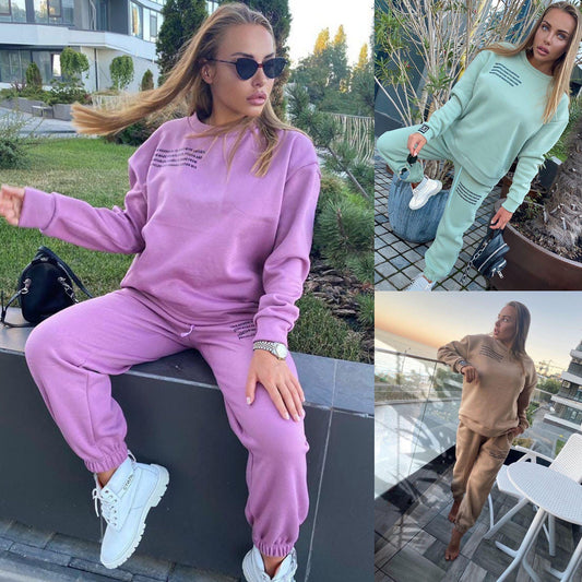 Women's Two-piece Sports And Leisure Suit