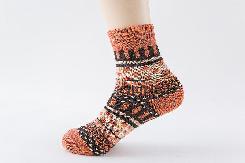 Thick And Warm Women's Rabbit Wool Socks For Autumn And Winter