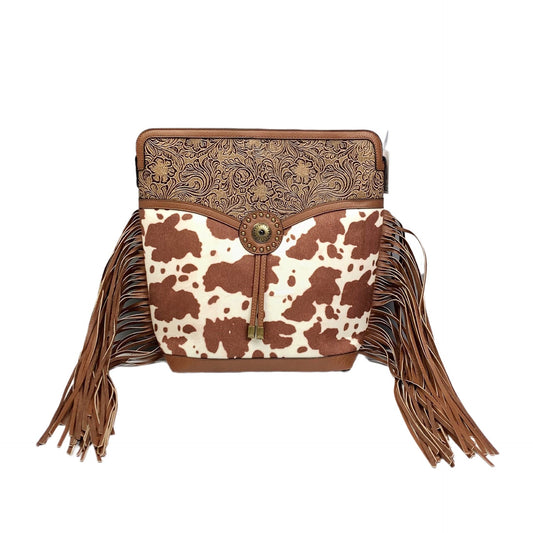 Retro Tassel New Leopard Design Shoulder Bag