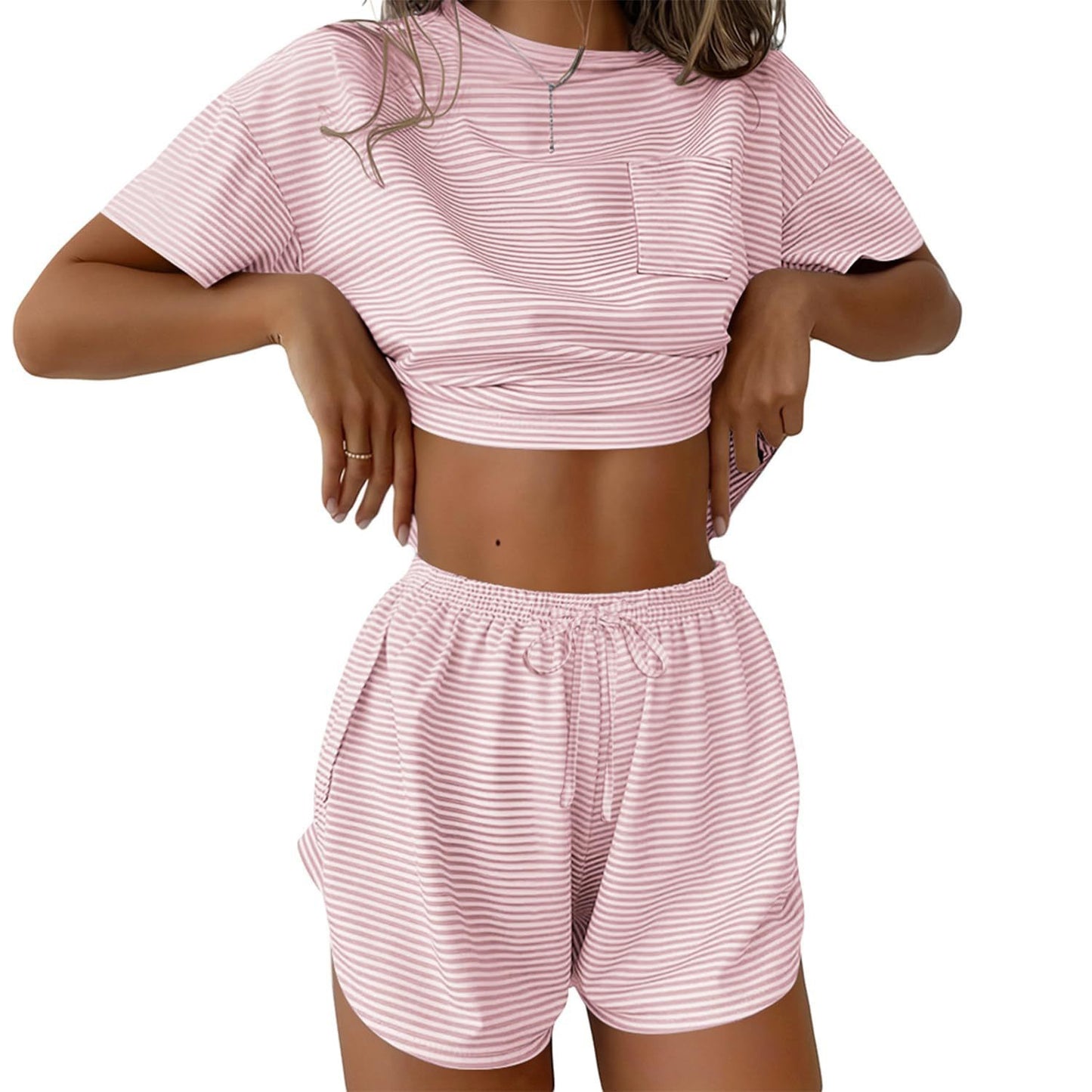 Short Casual And Cool Womens Loungewear Set