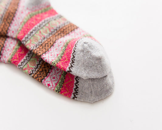 Autumn and Winter Retro National Style Wool Warm Socks