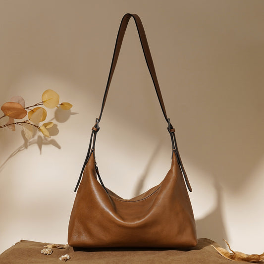 Tree Resin Top-Grain Leather Womens Bag