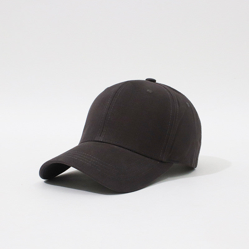 New Hard Top Solid Color Simple Fashion Household Baseball Hat