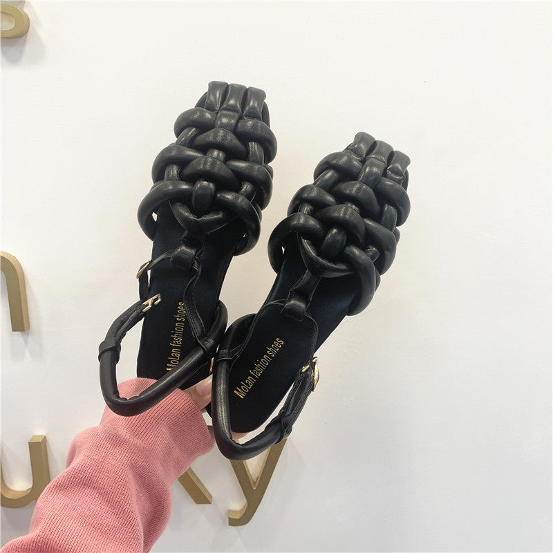 Roman Shoes Fairy Style Hollow Fashion