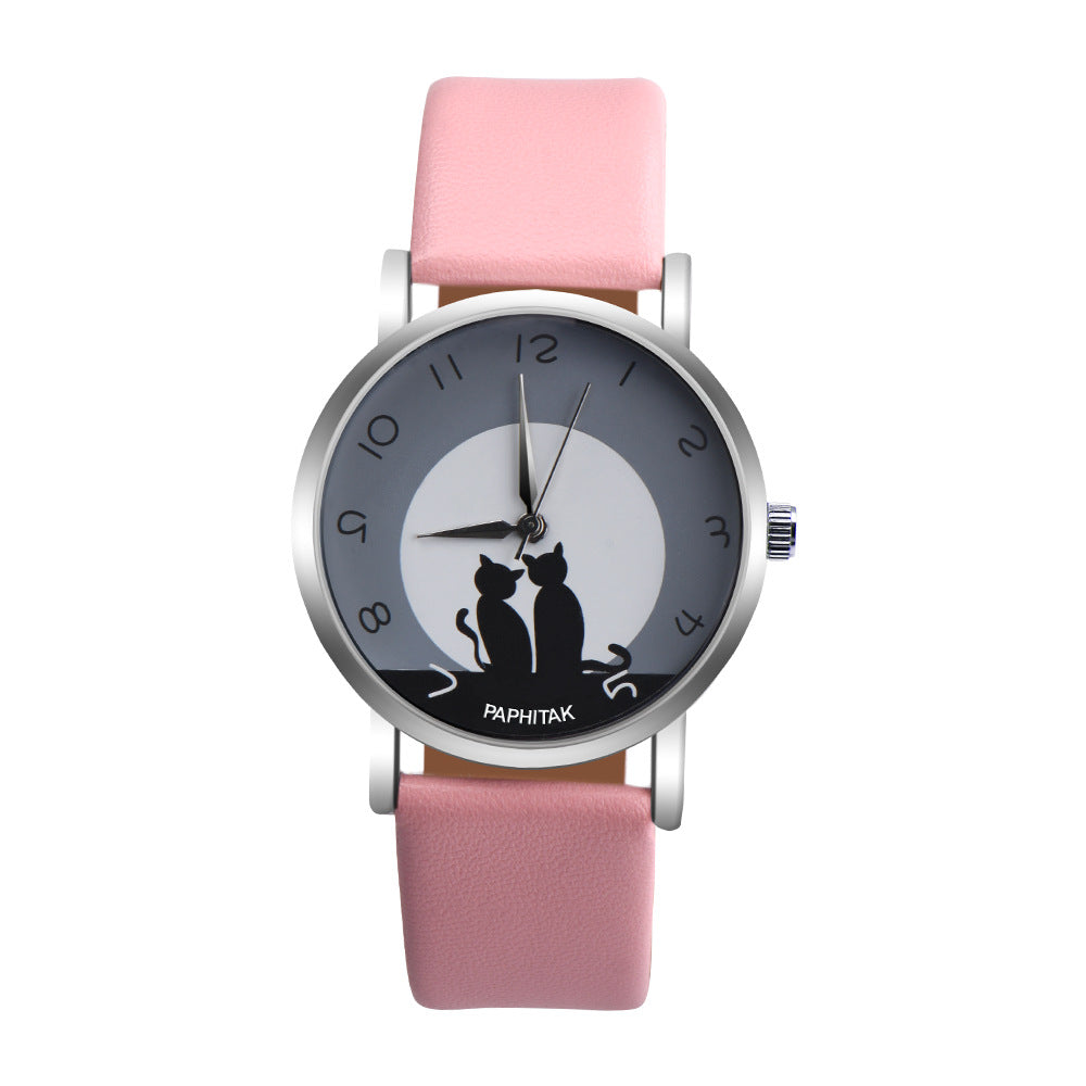 Quartz couple watch