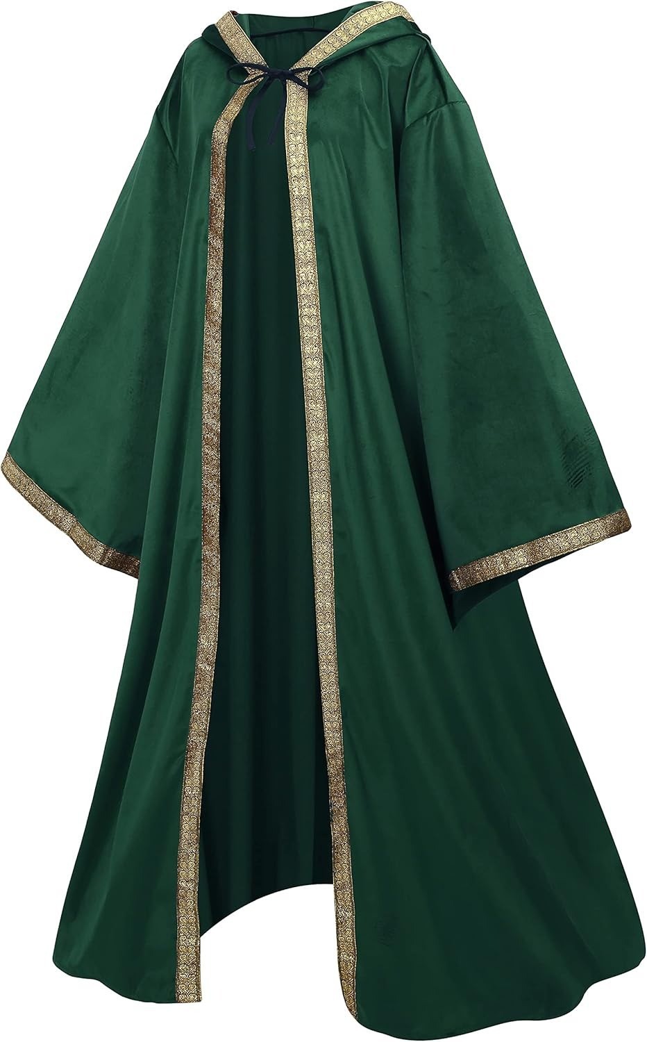 Medieval Halloween Cloak Character Hooded Sleeved Robe