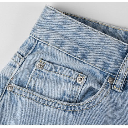 Ins Pendler Blå Bomuldsdenim Jeans til Kvinder