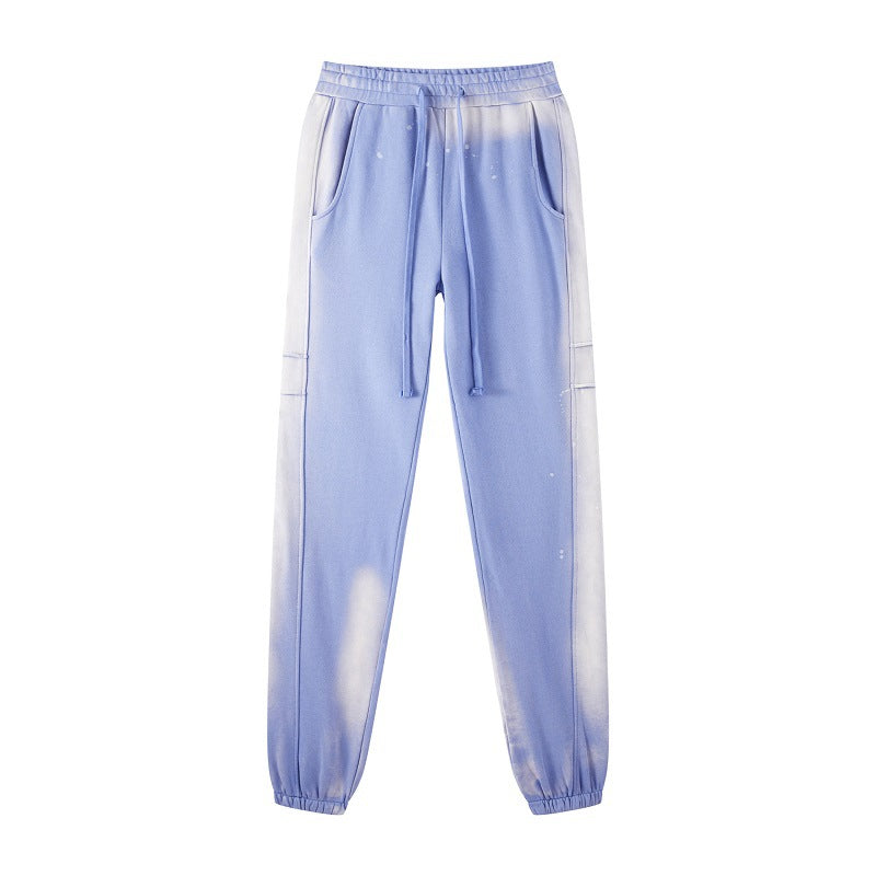 Pure Cotton Terry Hip Hop Street Dance Drawstring Trousers