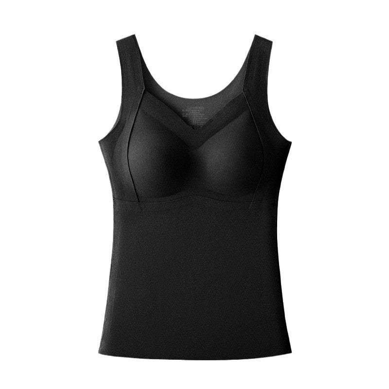 Heating Fiber Thermal Massage Bra & Back Vest With Temperature-sensing Massage Function