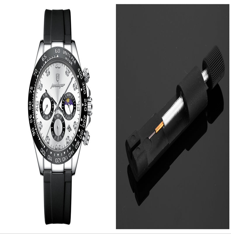 Men's Multi-functional Fashion Waterproof Quartz Watch