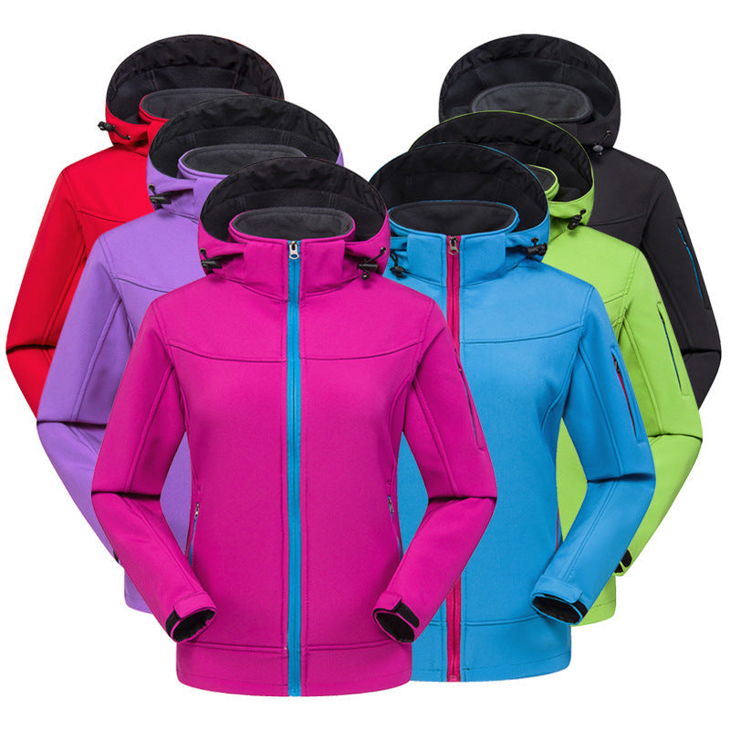 Windproof Waterproof Softshell Insulated And Breathable Mountaineering Jacket