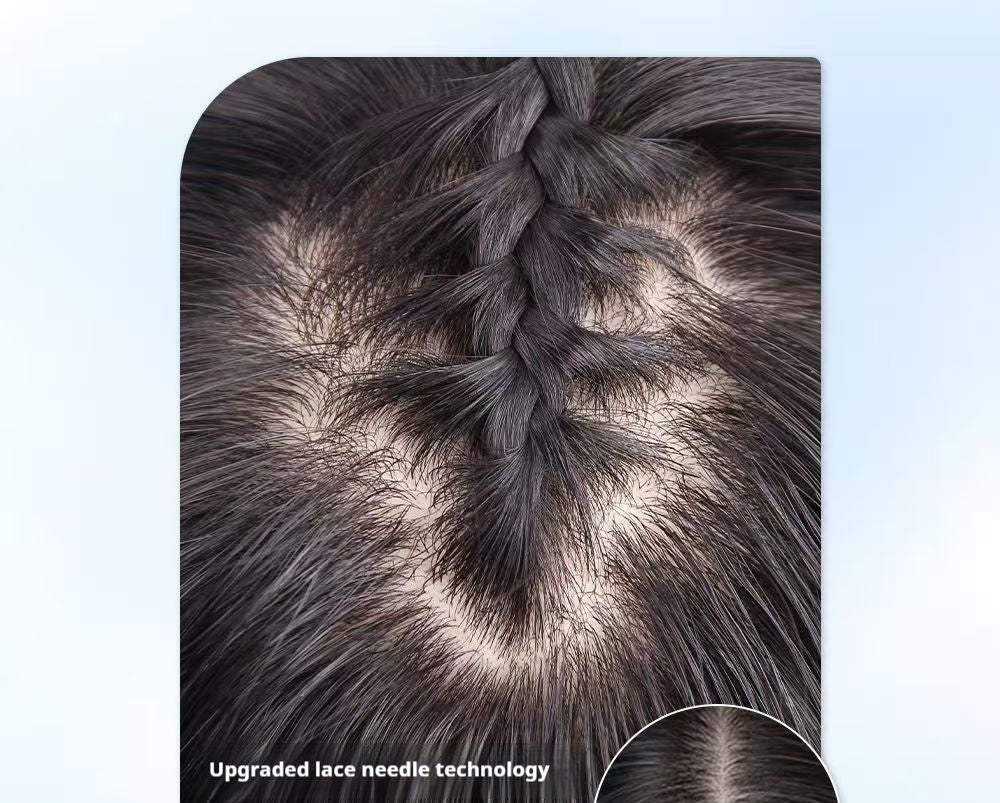 Double Hand Needle Women's Head Hair Supplementing Piece Braid