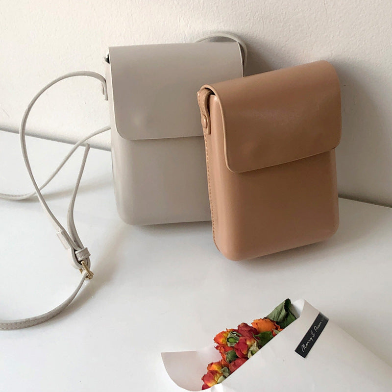 Women's Vertical Shoulder Bag Small Satchel
