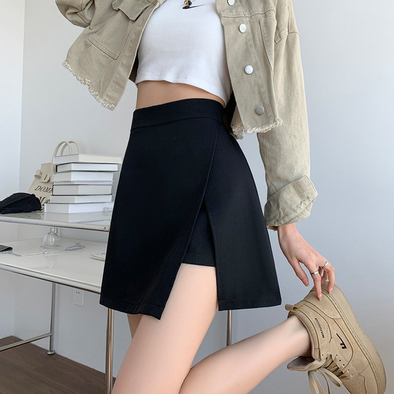 Black Skirt High Waist Slimming