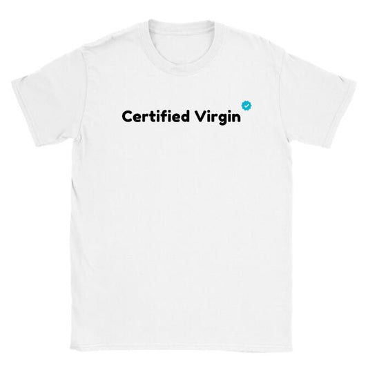 European And American Certified Virgin Print Casual Round Neck Short Sleeves