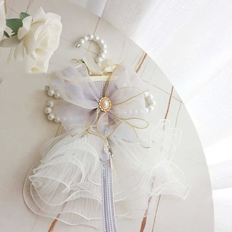 Layers Of Yarn Pet Leash Cat Universal Fairy Princess Dress
