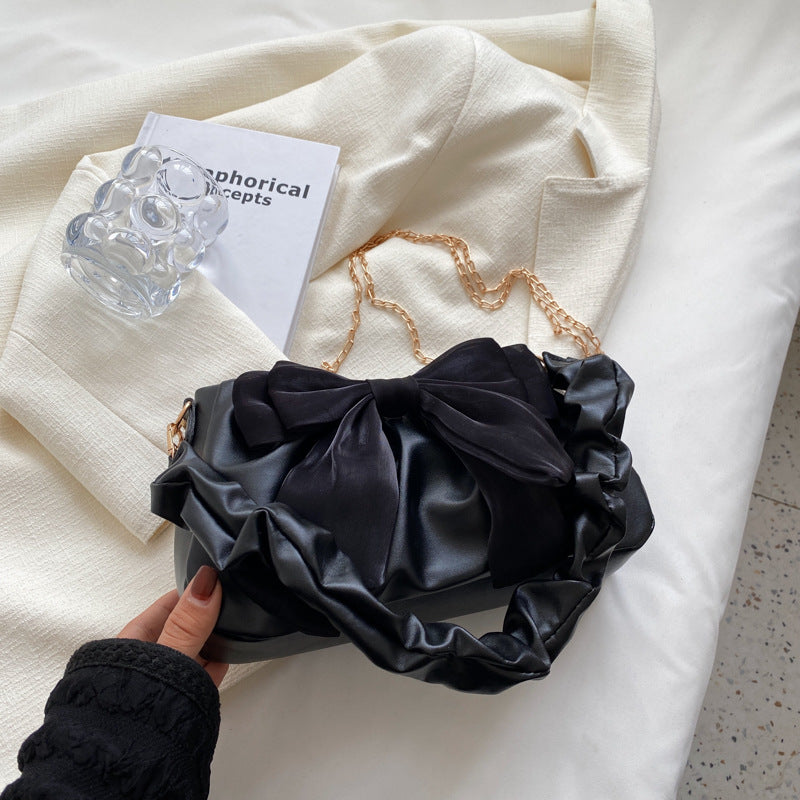 Ny Fashion Casual Kæde Crossbody Sød Sløjfe Skuldertaske