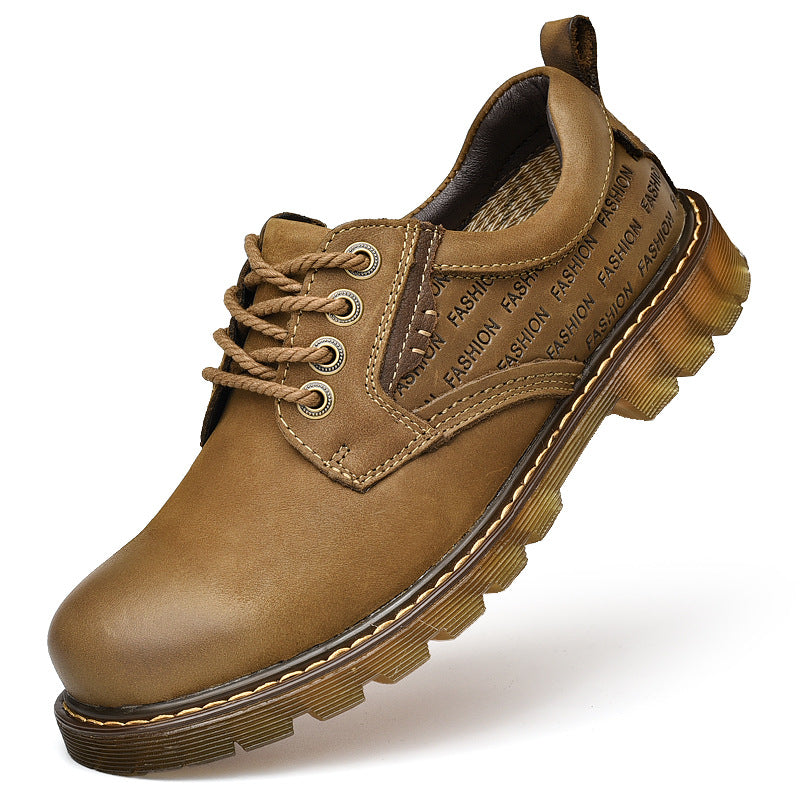 Casual Trendy Shoes Men's Low-cut Lace-up Plus Size Fashion