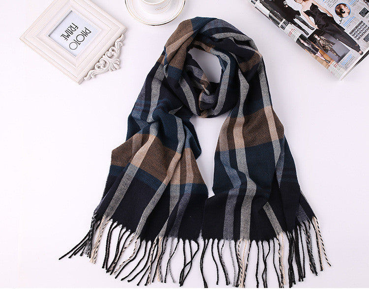 Men's European and American British style fashion bib scarf