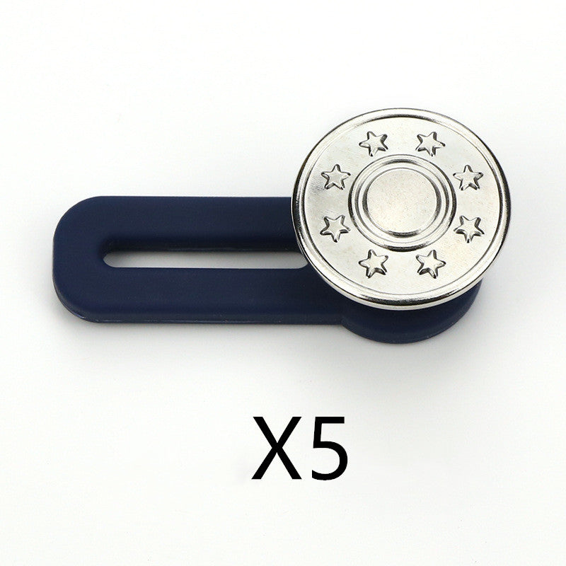 No Sew Jeans With Adjustable Expansion Waist Button