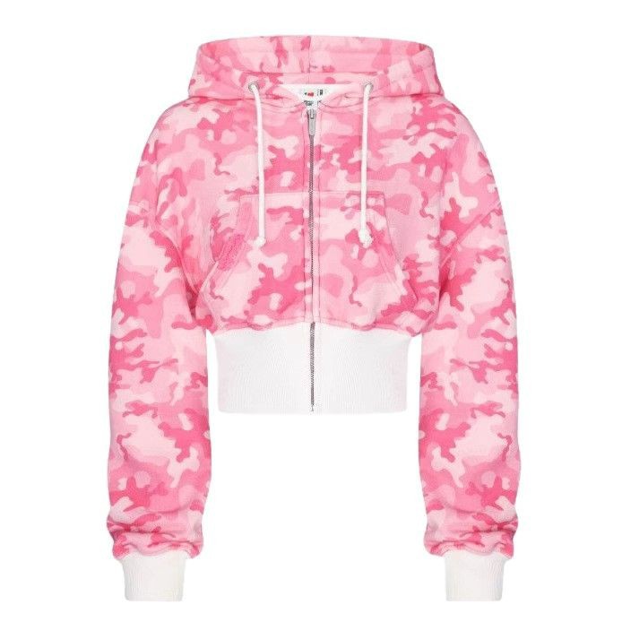 Y2g Hip Hop Kort Cardigan Hættetrøje Sweatshirt Og Sweatpants