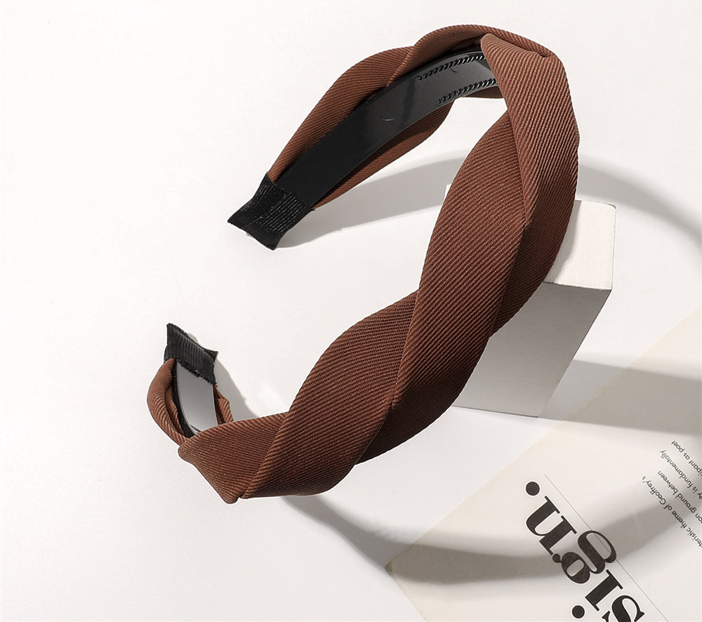 Curry Cross Hair Band Fashionable And Versatile