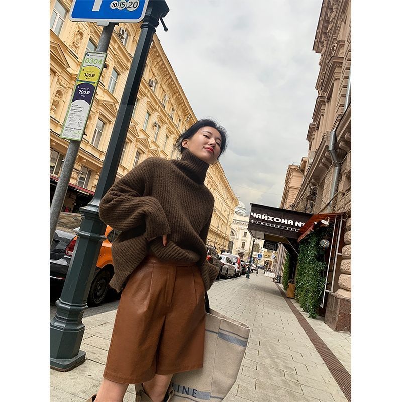 High Waist Loose Wide Legs Fashion Casual Retro