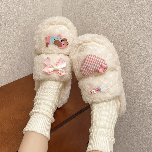 Women's Personalized Cartoon Flip-flops