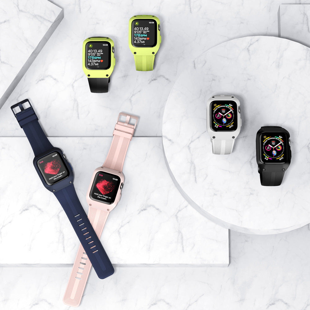 Split Silicone Protective Case Liquid Silicone Strap