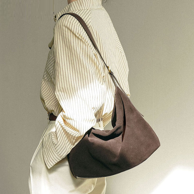 Premium Leather Commuter ShoulderCrossbody Bag