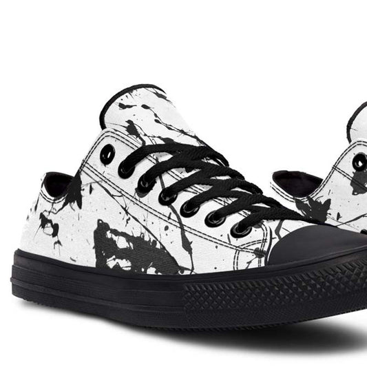 Fashion Print Couple Low-Top Canvas Shoes