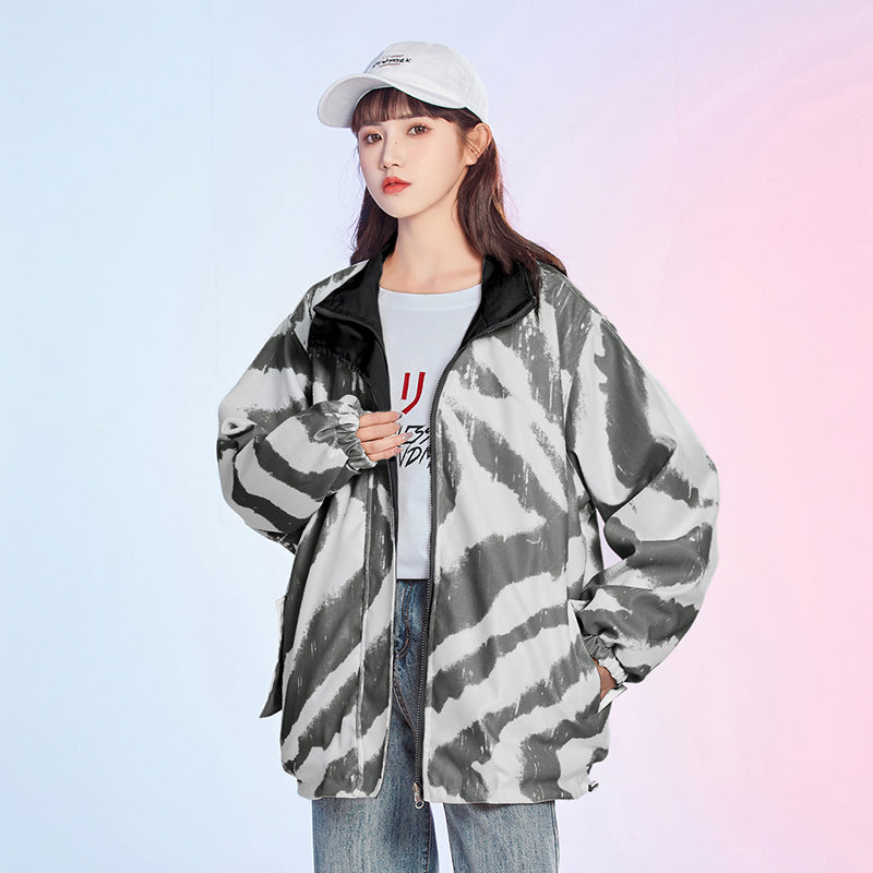 Girls Junior High School Loose All Match Work Jacket